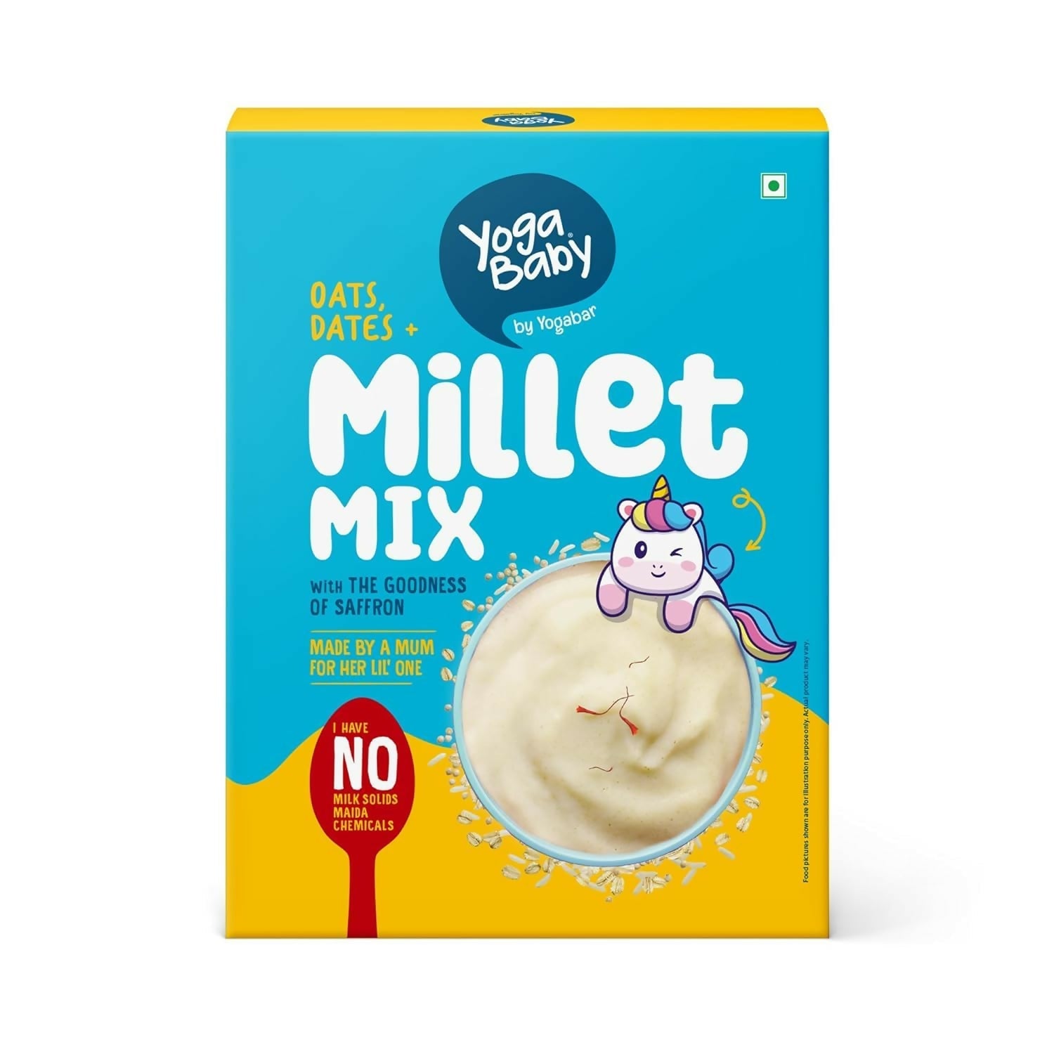 Yogabar Yogababy Oats, Dates & Millet Mix, Healthy Porridge Mix For Infants, Kids