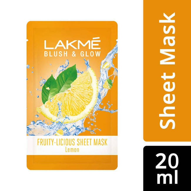 Lakme Blush And Glow Lemon Sheet Mask Main Image