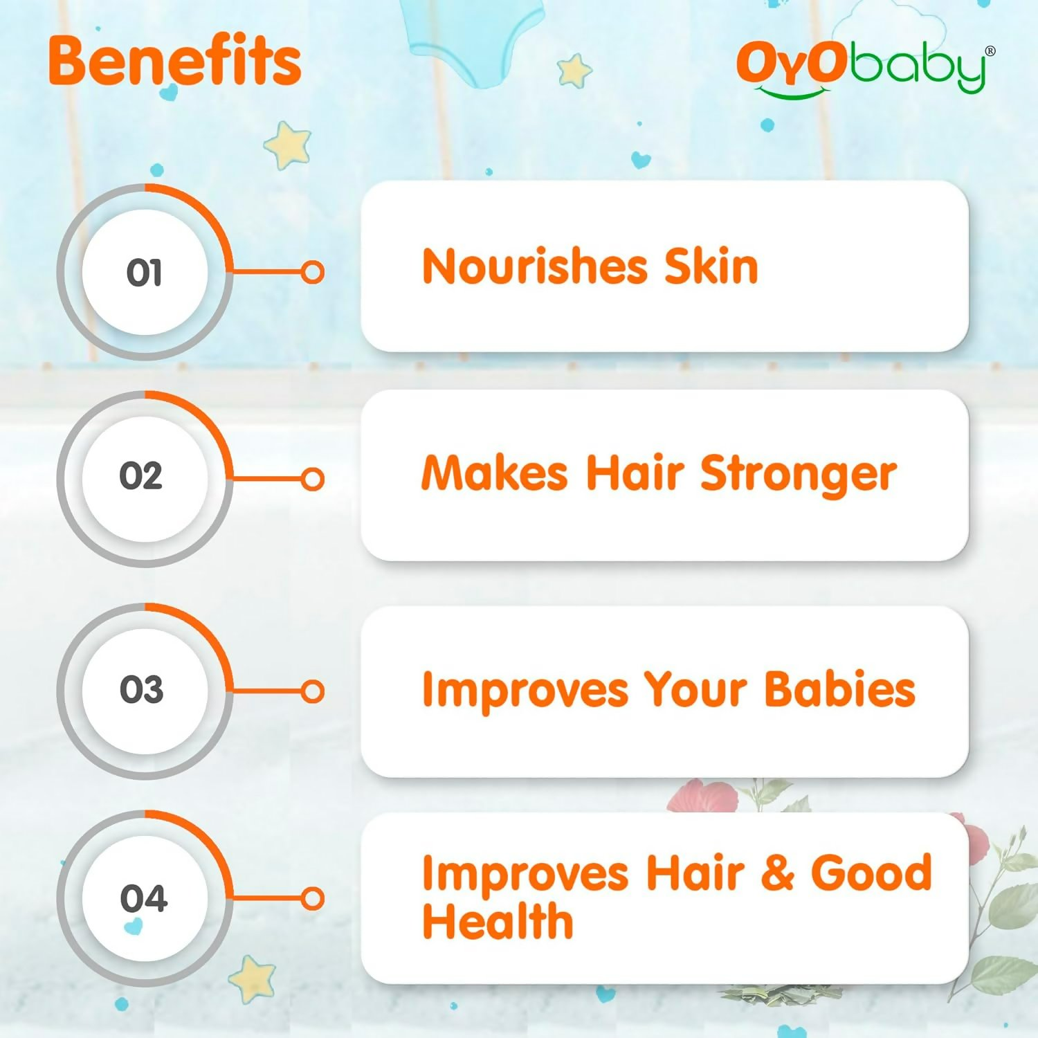 Oyo Baby 100% Natural Baby Oil For New Born Wood Pressed Sesame Oil