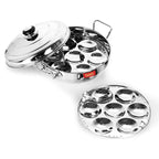 Sumeet Stainless Steel Kadhai Set with Lid and 5 Plates