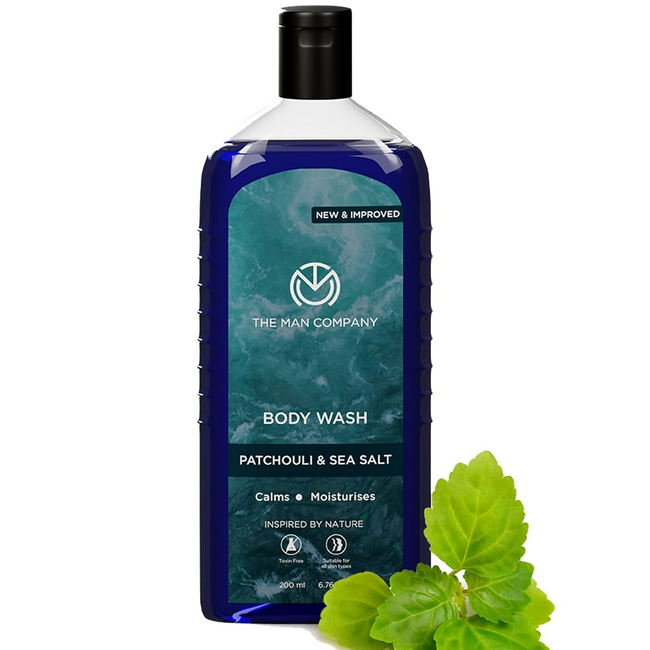 The Man Company Patchouli & Sea Salt Perfumed Body Wash Hover Image