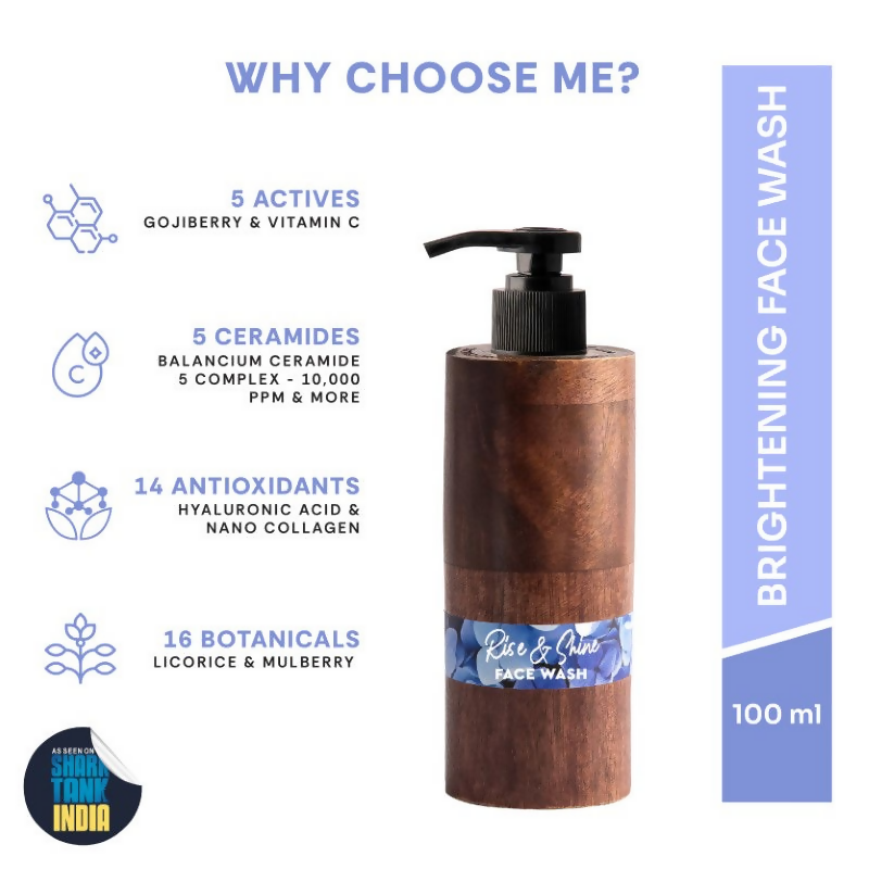 Mintree Certified Organic & Vegan Rise & Shine Brightening Face Wash