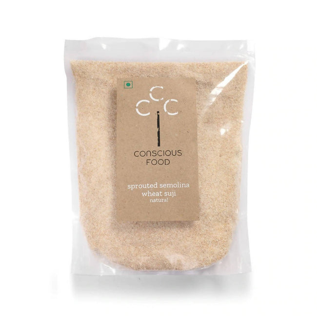 Conscious Food Natural Sprouted Semolina (Wheat Suji) Hover Image