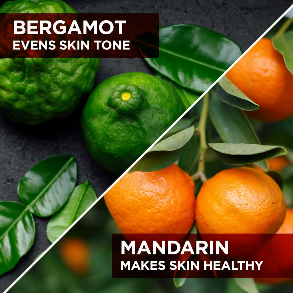 The Man Company Perfumed Body Wash- Bergamot & Mandarin Glowing & Bright Skin With Turmeric & Orange Peel Extract