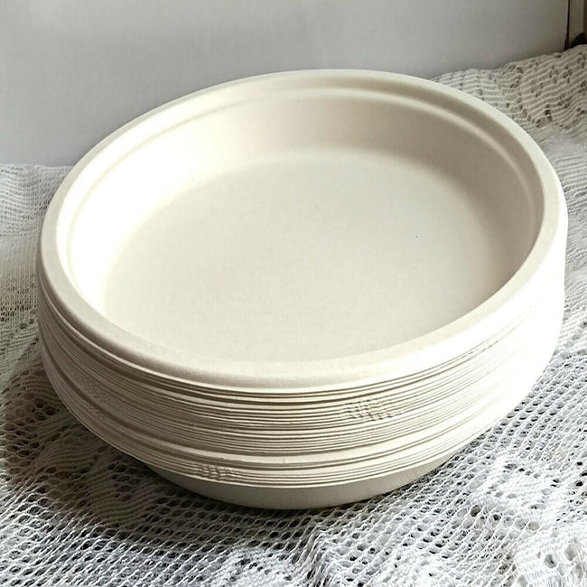 Disposable Round Plane Plates Big Hover Image