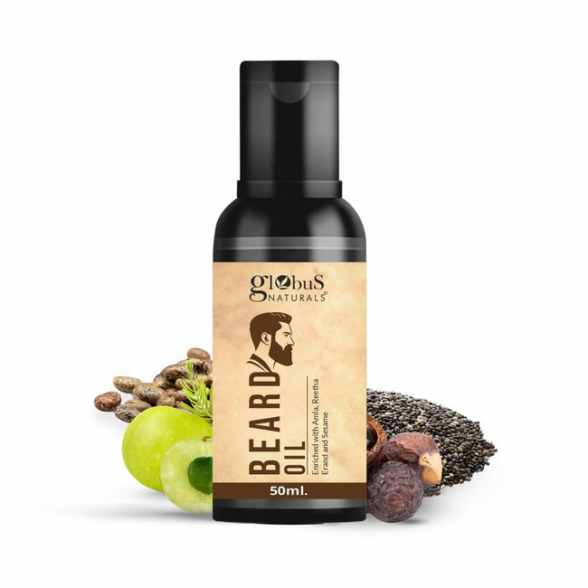 Globus Naturals Ayurvedic Beard Oil Hover Image