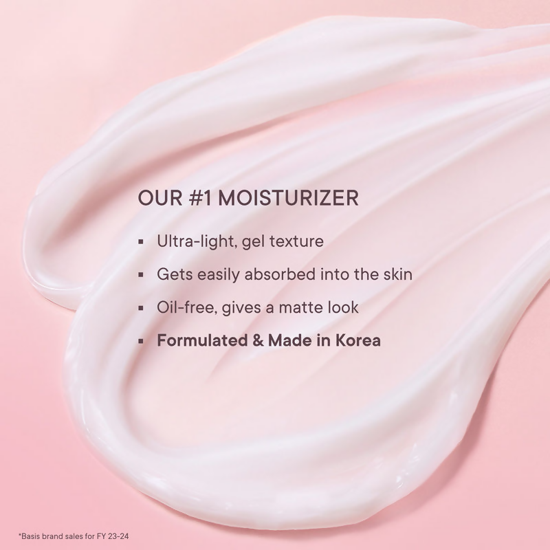 Quench Ultra Light Gel Moisturizer With 2% Niacinamide & Cherry Blossom For Intense Brightening
