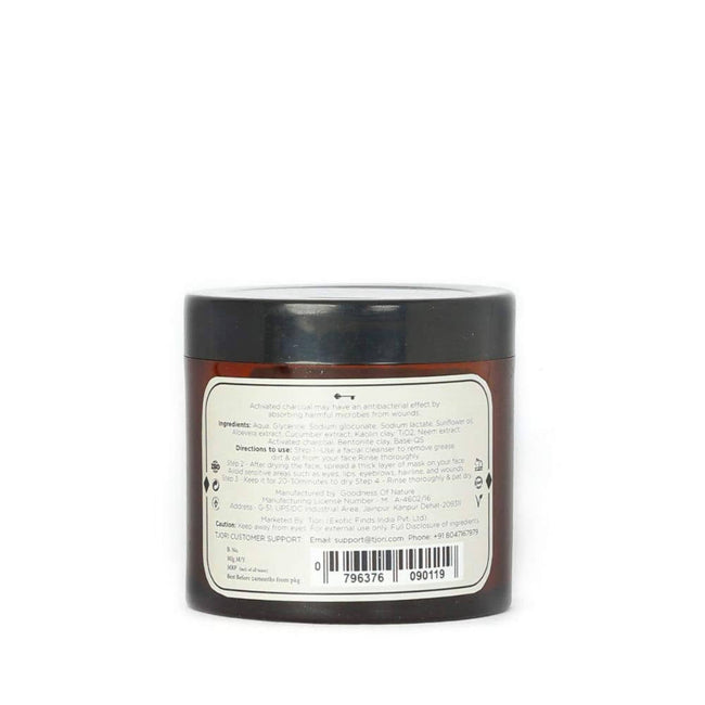 Tjori Activated Charcoal Face Mask For Men Main Image