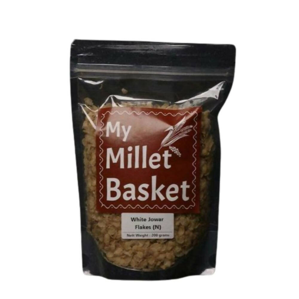 My Millet Basket White Jowar (Sorghum) Flakes