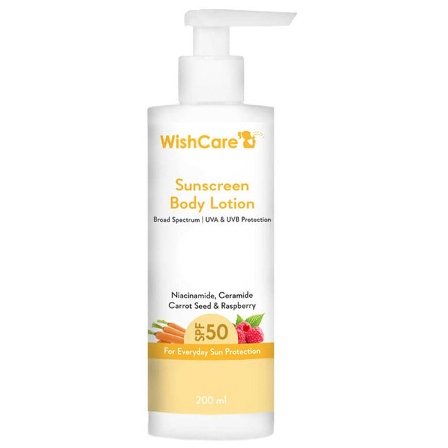 Wishcare Sunscreen Body Lotion SPF 50 Hover Image