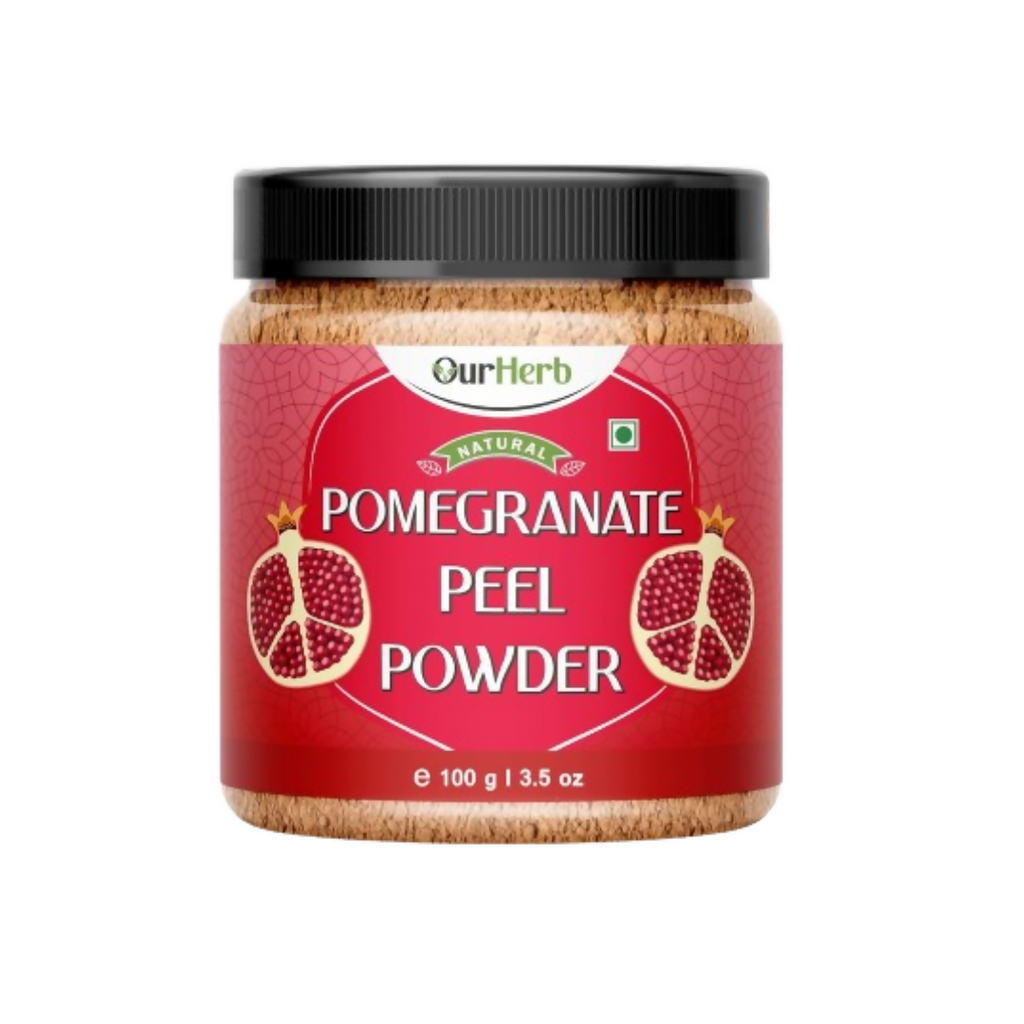 OurHerb Natural & Organic Pomegranate Peel Powder For Skin Care & Hair Care