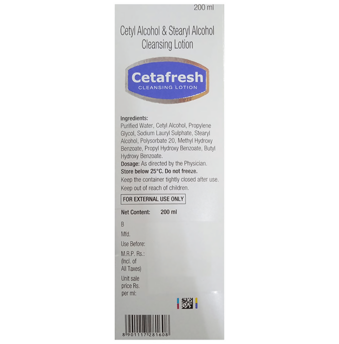 Cetafresh Cleansing Lotion for Oily to Normal Skin, pH Balanced & Fragrance Free
