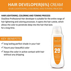 Oxyglow Herbals Professional Hair Color Developer - 20 Volume (6%) Orange