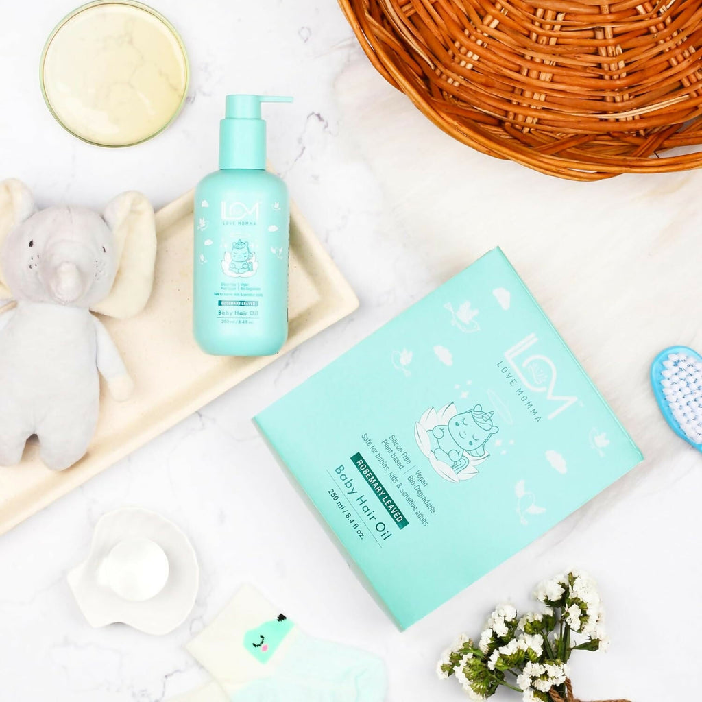 Love Momma Rosemary Leaved Baby Hair Oil for Nourish & Strengthen Your Little One's