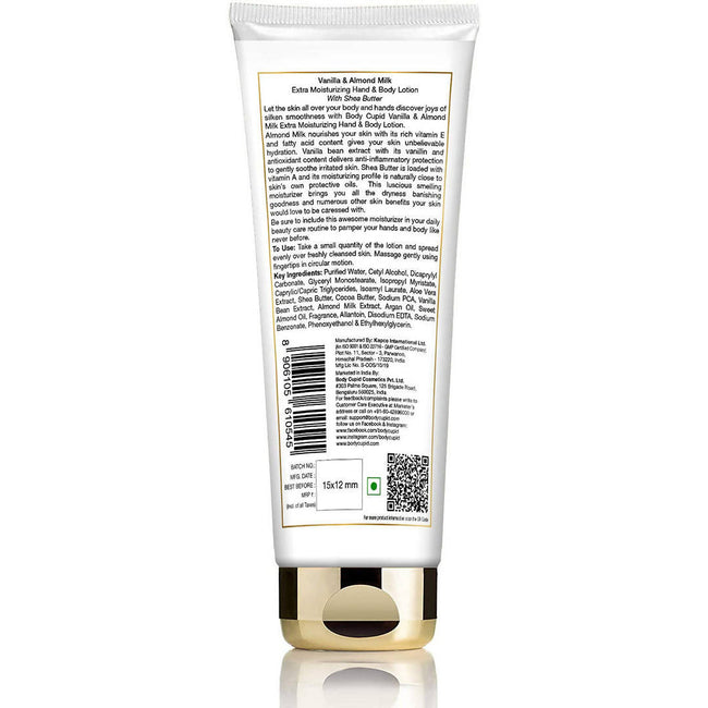 Body Cupid Vanilla and Almond Milk Extra Moisturizing Hand & Body Lotion Main Image