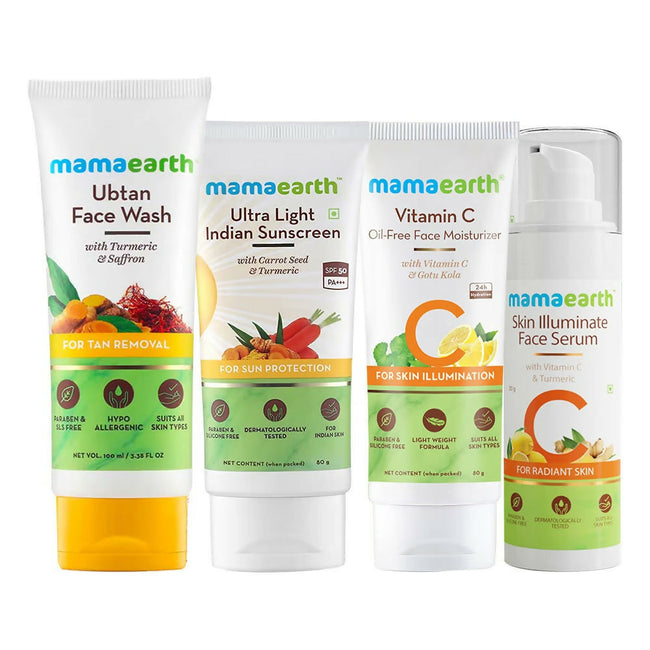 Mamaearth CSMS (Cleanser, Serum, Moisturizer, Sunscreen) Combo Hover Image