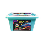 Kipa 2 Magic Race car with 238 Bend Flex and Glow Tracks, Plastic Magic 14 Feet Long Flexible Tracks Car Play Set for Kids (Multi Color)