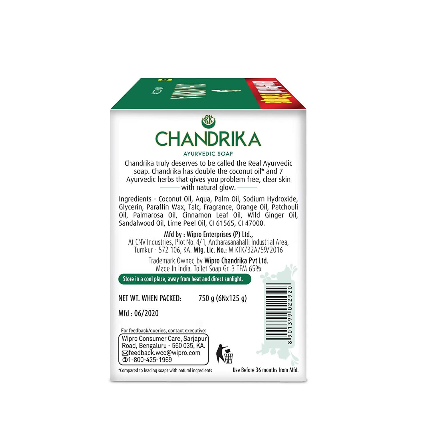Chandrika Ayurvedic Soap