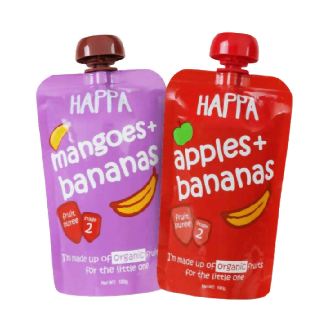 Happa Organic baby food for Little one, Fruit Puree