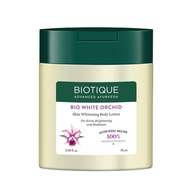 Biotique Advanced Ayurveda Bio White Orchid Skin Whitening Body Lotion Hover Image