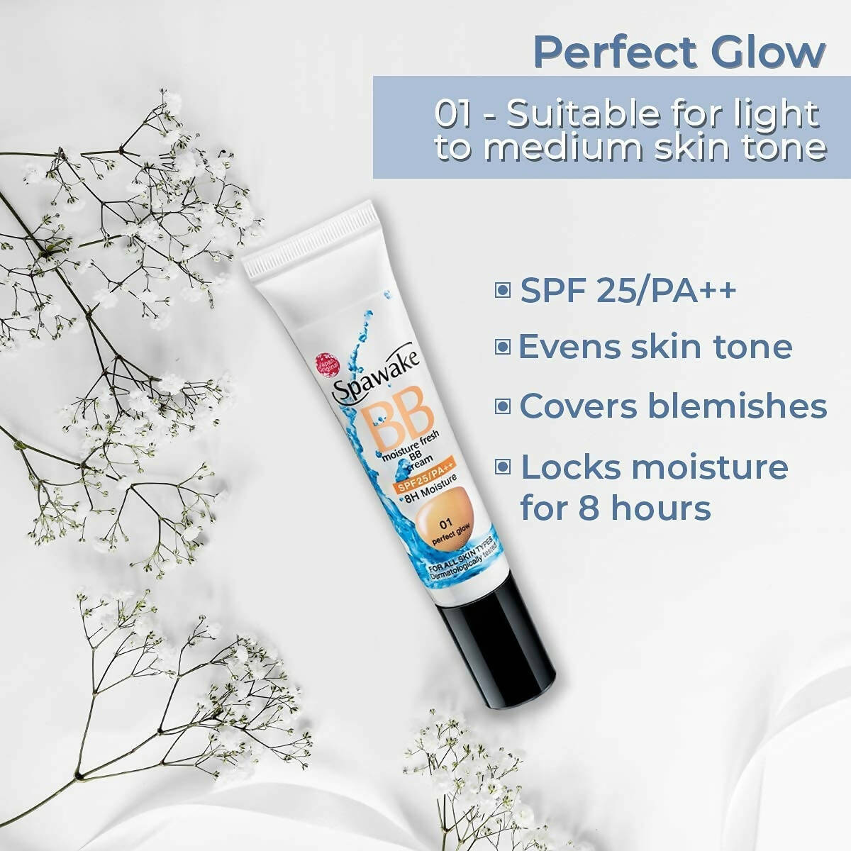 Spawake Moisture Fresh BB Cream 01 Perfect Glow SPF25/PA++