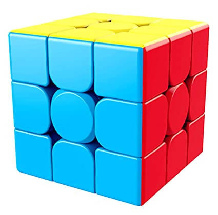 3x3x3 High Speed Stickerless Magic Puzzle Cube Hover Image