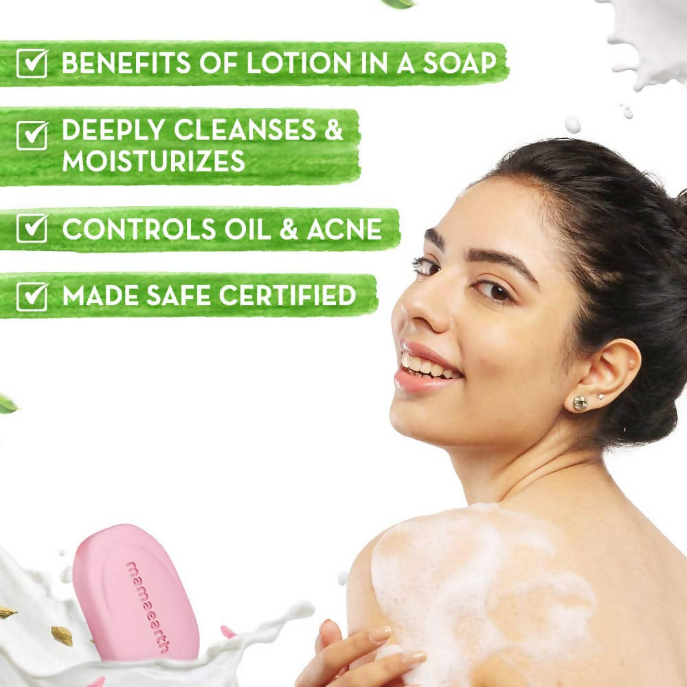 Mamaearth Multani Mitti Moisturizing Lotion Soap (Buy 3 Get 1 Free) - Limited Time Offer