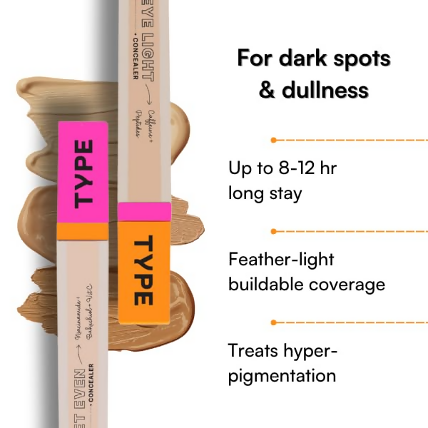 Type Beauty Get Even Concealer - Latte 25