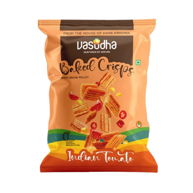Vasudha Nurtured By Nature Indian Tomato Baked Crisps Hover Image