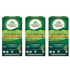 Organic India Tulsi Green Tea Ashwagandha - Herbal Sleep Tea, Caffine Free