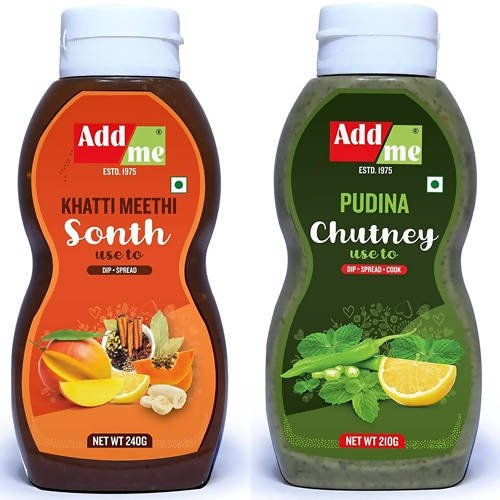 Add Me Khatti Meethi Sonth & Pudina Chutney Combo Hover Image