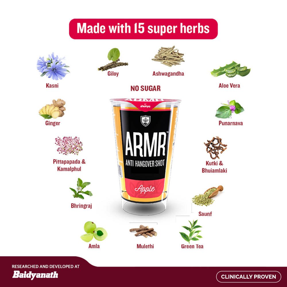 ARMR Anti Hangover Shot Apple