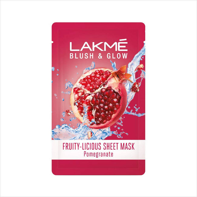 Lakme Blush & Glow Pomegranate Sheet Mask Hover Image