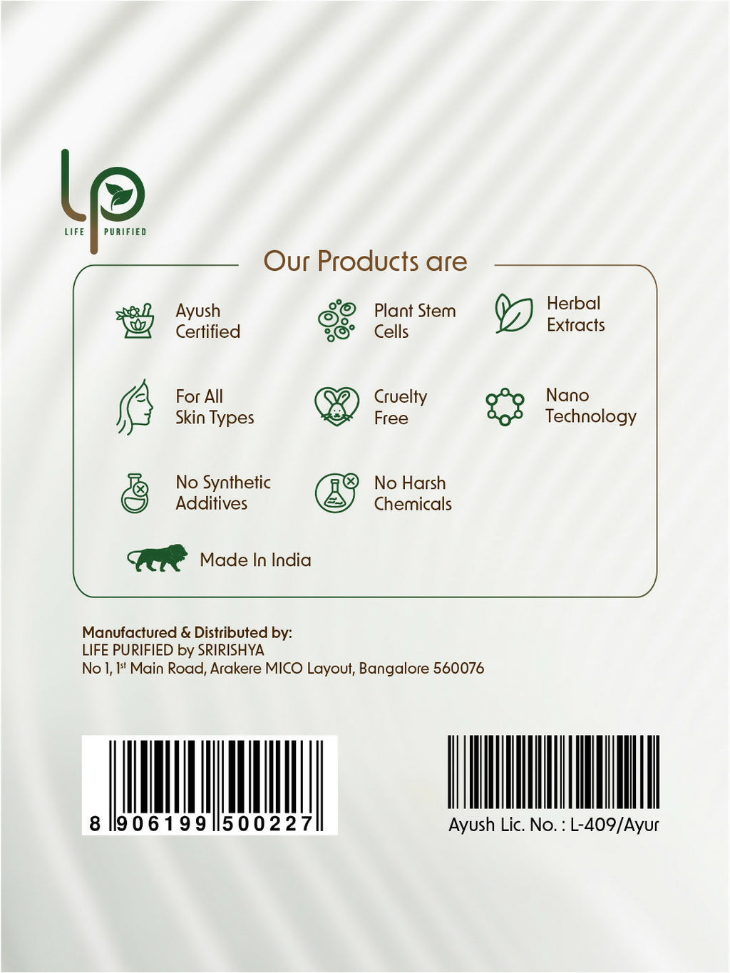 Life Purified Bahyasnehana Almond Oat Moisturiser - Body Lotion - Cucumber