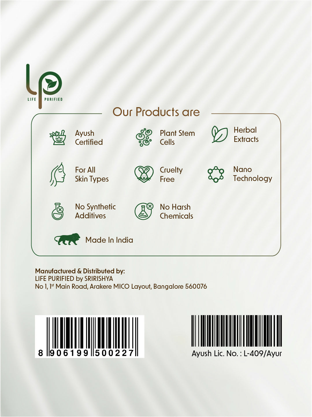 Life Purified Bahyasnehana Almond Oat Moisturiser - Body Lotion - Cucumber