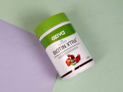 OZiva Biotin Xtra with Natural Vitamins & Keratin Builder Blend Capsule