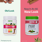 OZiva Protein & Herbs for Women - Protein Powder to Reduce Body Fat, Manage Weight & Metabolism, No Added Sugar