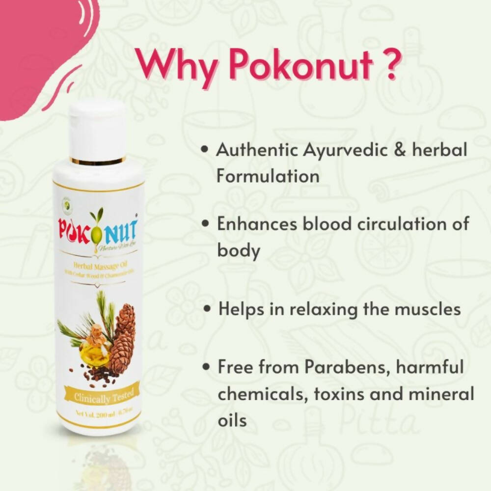 Pokonut Herbal Massage Oil