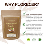Florecer Sandalwood Powder For Face Pack