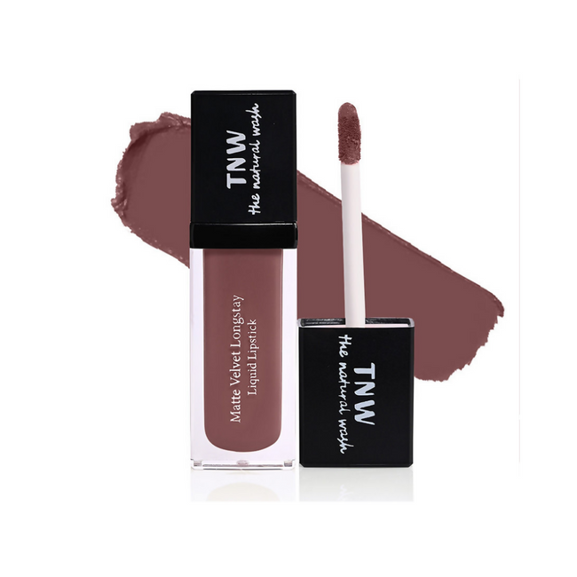 The Natural Wash Matte Velvet Longstay Liquid Lipstick - Plumberry Hover Image