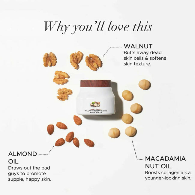 PureSense Macadamia Walnut Moisturizing Body Scrub Main Image