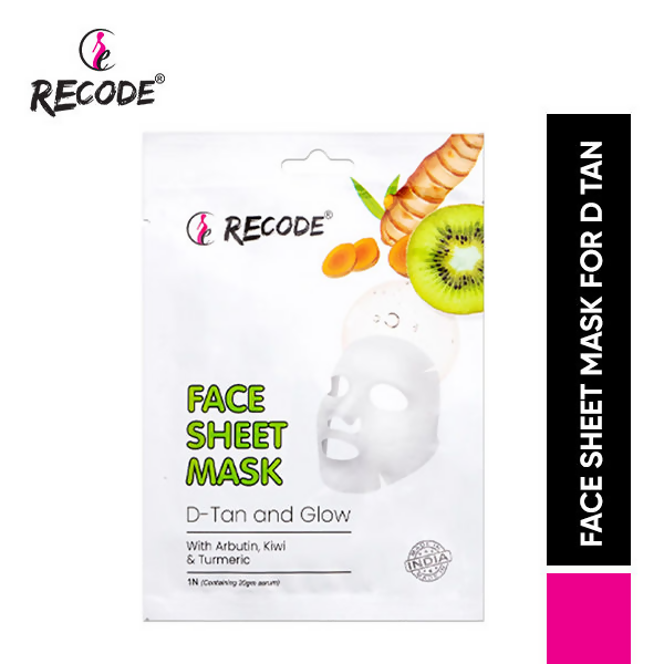 Recode D Tan And Glow Face Sheet Mask Main Image