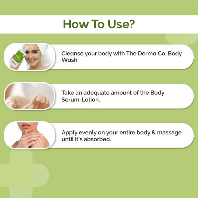 The Derma Co 1% Salicylic Acid Daily Exfoliating Body Serum-Lotion Main Image