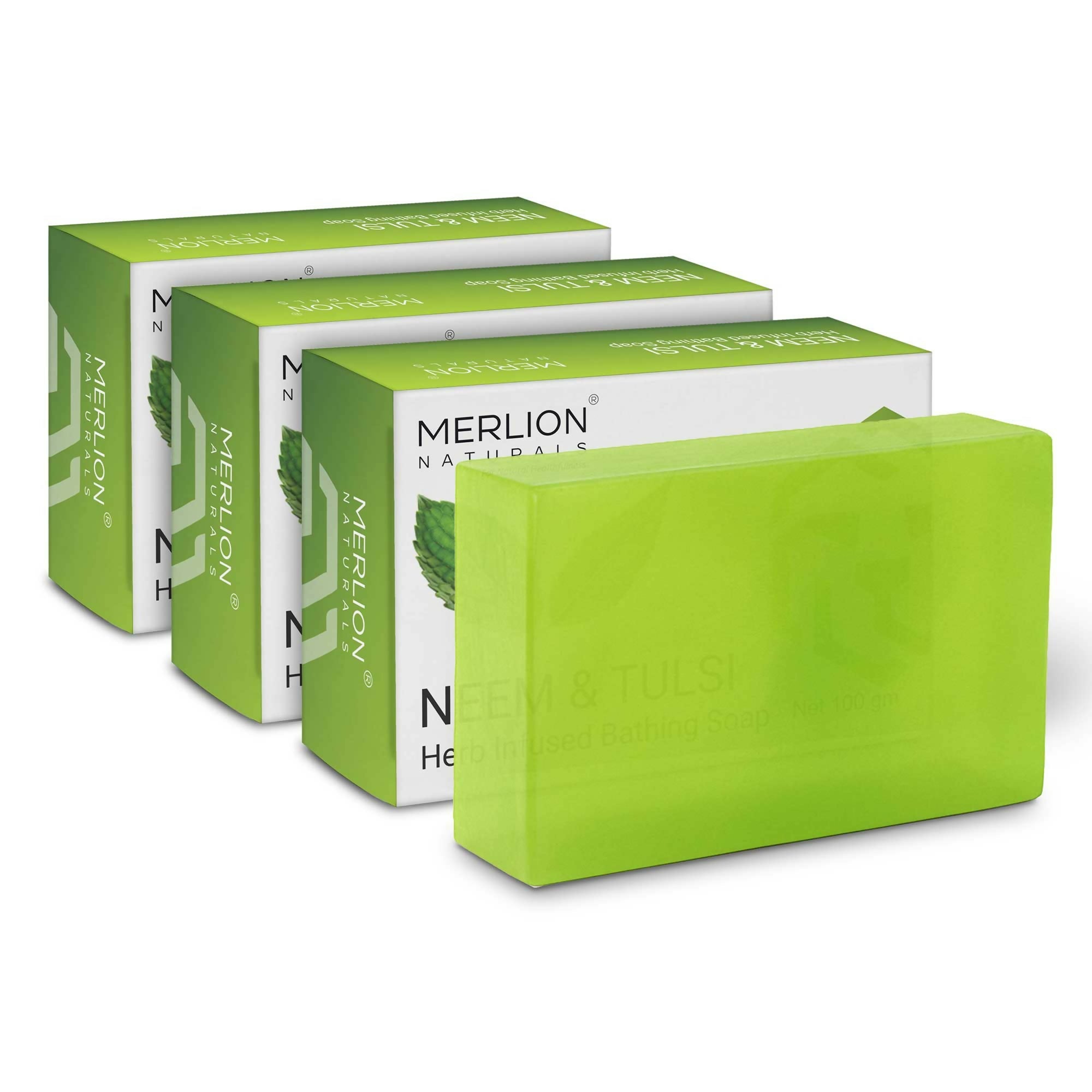 Merlion Naturals Neem and Tulsi Glycerine Soap