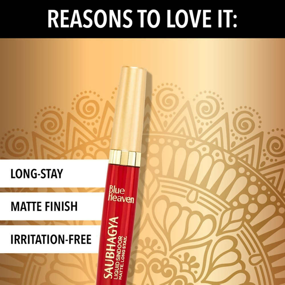 Blue Heaven Saubhagya Sindoor Liquid - Red
