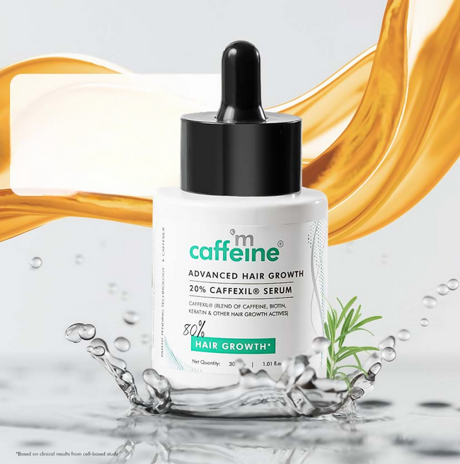 mCaffeine Advanced Hair Growth 20% Caffexil Hair Serum with Rosemary Hover Image