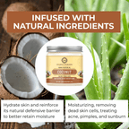 Ayusoul Ayurveda Coconut Aloe Vera Gel For Face & Body Skin Treatment