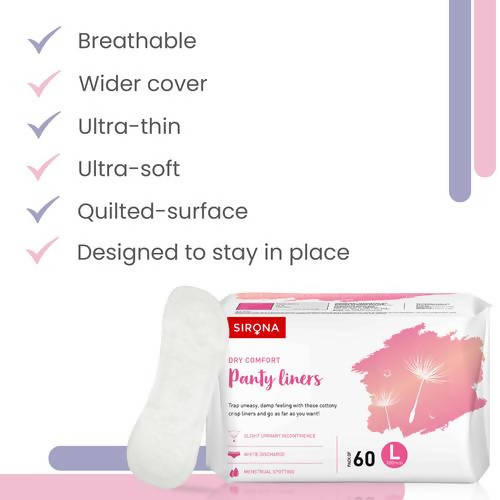 Sirona Dry Comfort Panty Liners
