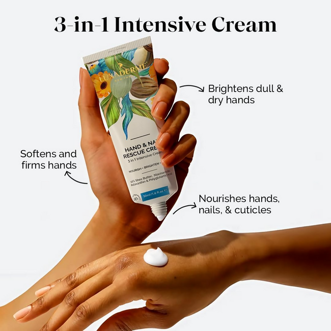 LuxaDerme Hand & Nail Rescue Cream With Shea Butter & Niacinamide Main Image
