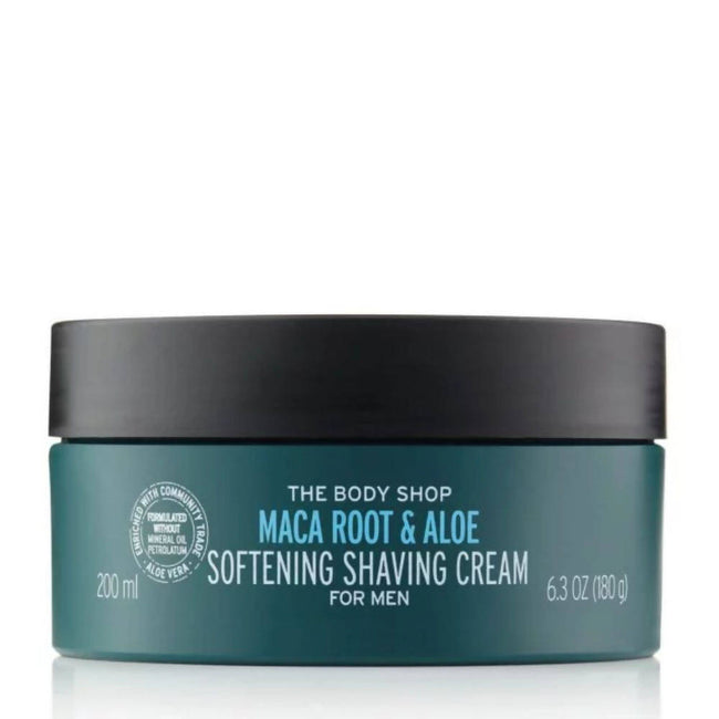 The Body Shop Maca Root & Aloe Softening Shaving Cream For Men Main Image